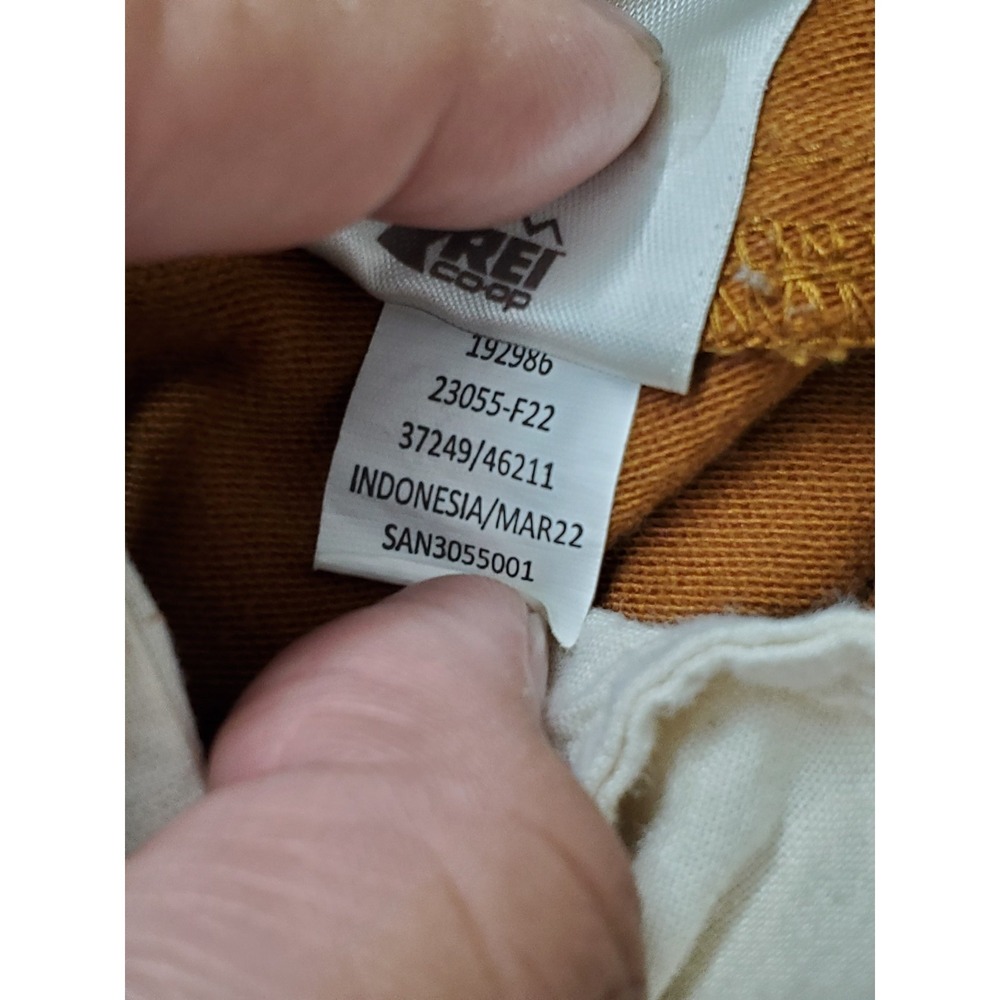 REI Co-Op Men Pants 28W X 32L Brown Trailsmith Double Knee Outdoor Hiking 30" - Picture 5 of 13